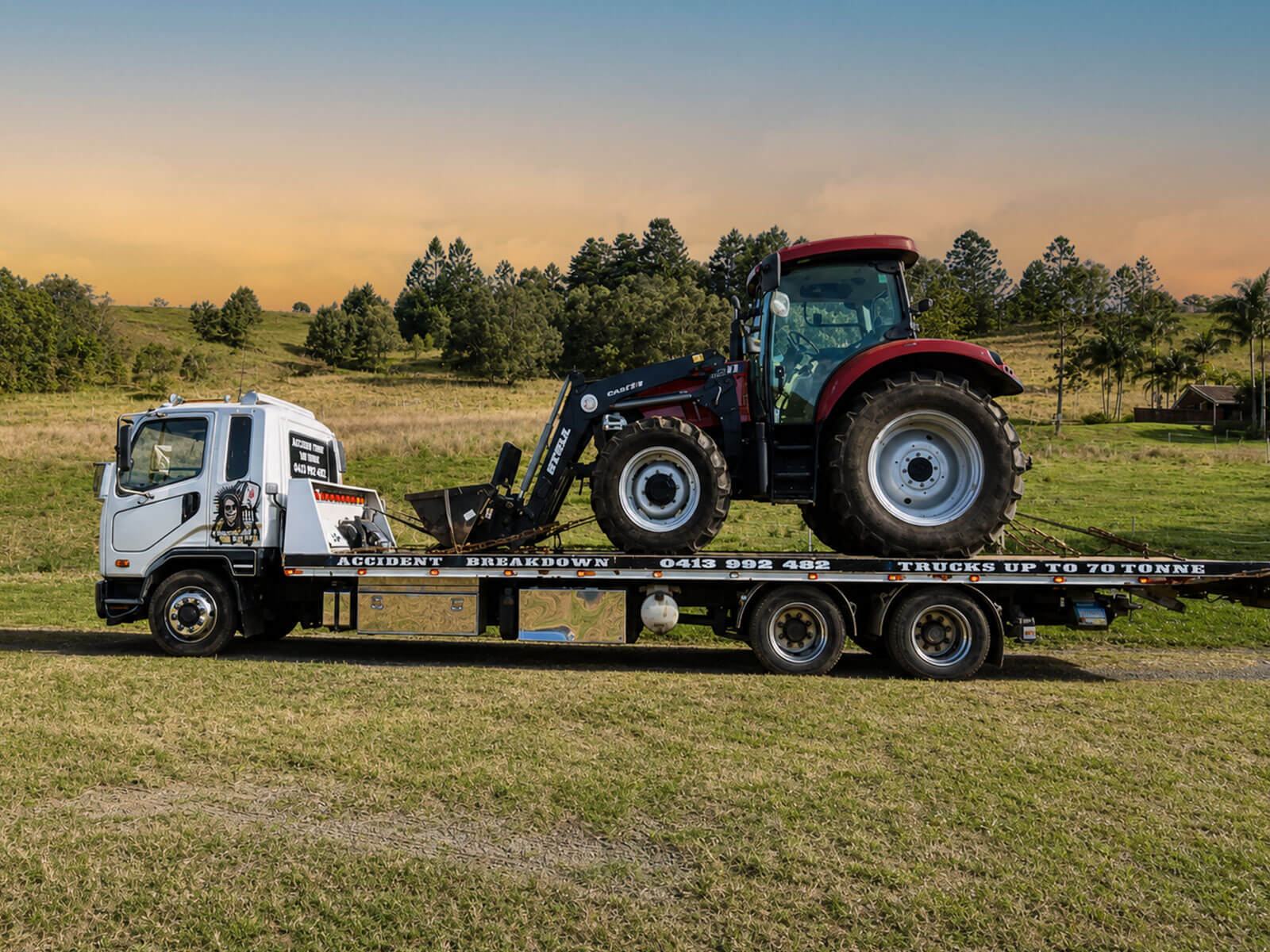 Float Transport Gallery 02 - Tractor Transport - Ballina Tow Trucks NSW