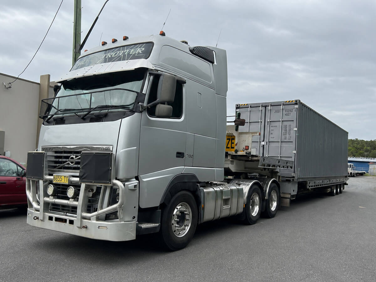Shipping Container Transport Northern NSW - Ballina Tow Trucks